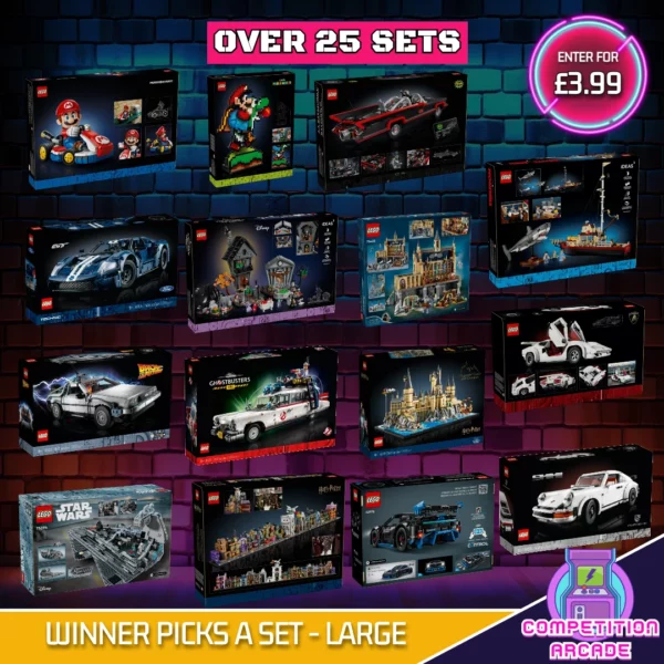 WIN a Lego Set of Choice (Large) + Instant Wins #3